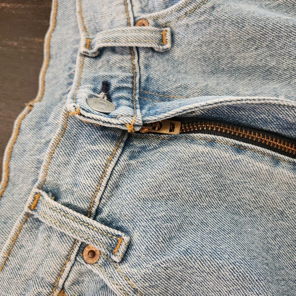 Vintage Levis 505 Jorts‎ Shorts Mens 32 Blue Light Wash Relaxed Fit Y2K Retro
